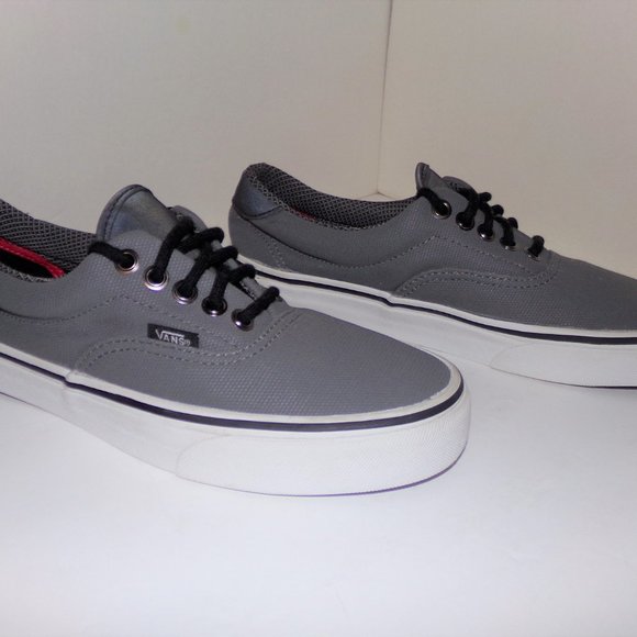 VANS MENS 7.0 WOMENS 8.5 GRAY AND WHITE SUPER NICE - Picture 2 of 7